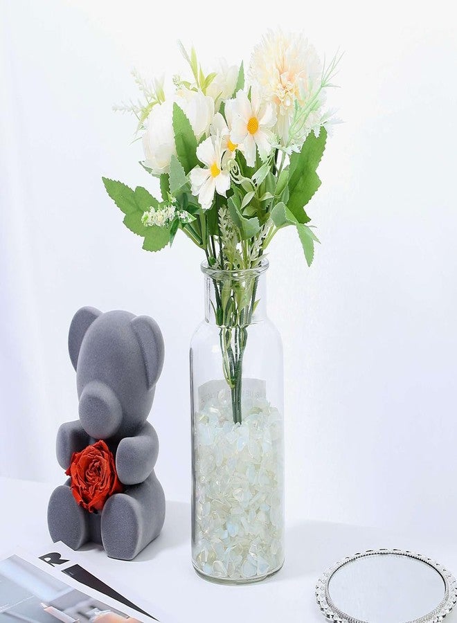LAIDANLA Opalite 1lb Crystal Polished Tumbled Stones Irregular Shaped Crystal Chips Bulk Natural Gemstone Aquarium Gravel Rocks Vase Filler Fish Tank Gravel Home Decoration - Image 5